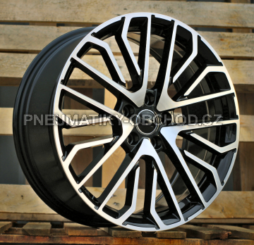 Alu kola Racing Line 3S1261, 19x8 5x112 ET49, černá + leštění