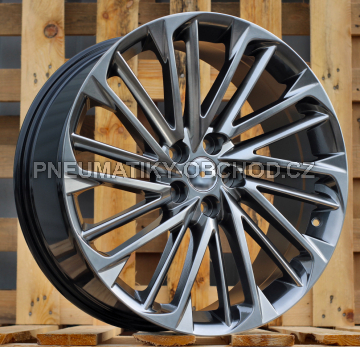 Alu kola Racing Line A1353, 20x8 5x114.3 ET30, černá metalíza