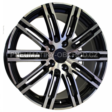 Alu kola Racing Line B1026, 20x9 5x112 ET26, černá + leštění