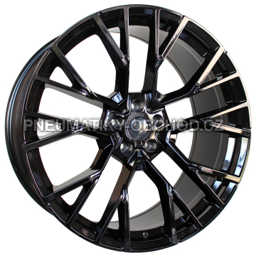 Alu kola Racing Line B5769, 22x10.5 5x112 ET43, černá lesklá (zátěžová)