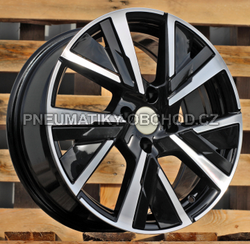 Alu kola Racing Line B5906, 16x6.5 5x108 ET40, černá + leštění