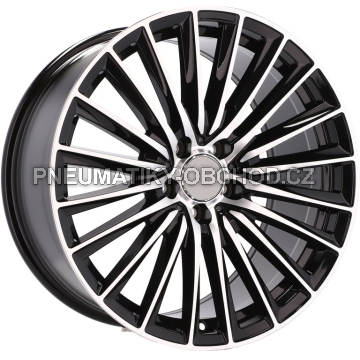 Alu kola Racing Line B5909, 18x7.5 5x112 ET40, černá + leštění