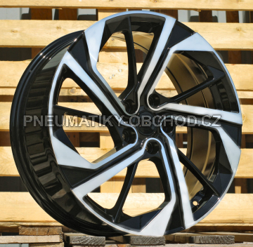 Alu kola Racing Line D1981, 19x7.5 5x114.3 ET45, černá + leštění