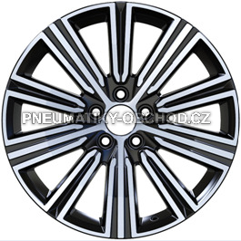 Alu kola Racing Line F0086, 18x8 5x108 ET42, černá + leštění