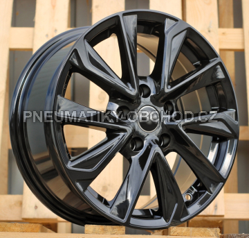 Alu kola Racing Line FE177, 16x6.5 5x114.3 ET45, černá lesklá