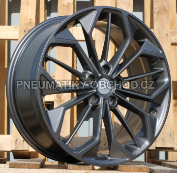 Alu kola Racing Line FE187, 19x8 5x108 ET45, šedivá matná