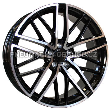 Alu kola Racing Line FE248, 20x8.5 5x112 ET40, černá + leštění