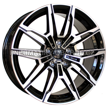 Alu kola Racing Line I0294, 19x9 5x120 ET40, černá + leštění