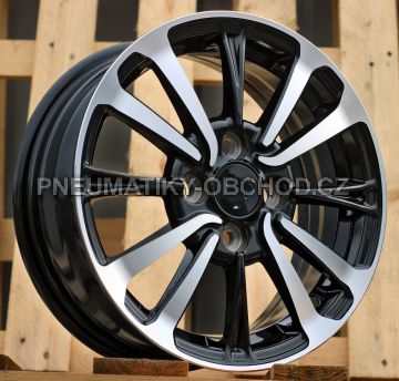 Alu kola Racing Line I0360, 14x5.5 4x100 ET40, černá + leštění