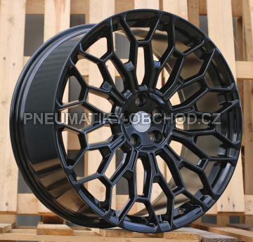 Alu kola Racing Line I0395, 22x10 5x120 ET40, Saténová černá (zátěžová)