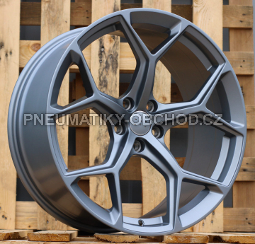 Alu kola Racing Line I5598, 18x8 5x112 ET40, šedivá matná