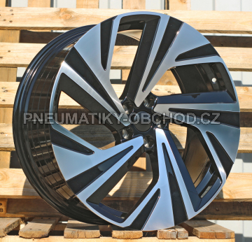 Alu kola Racing Line I5648, 21x9 5x112 ET42, černá + leštění (zátěžová)