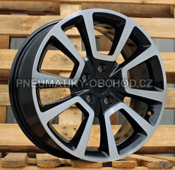 Alu kola Racing Line L1485, 18x7 5x114.3 ET40, černá + leštění