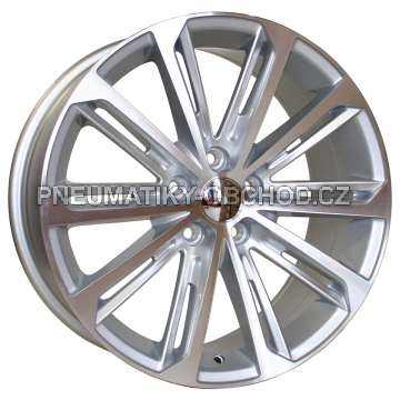 Alu kola Racing Line LU980, 19x8 5x112 ET44, stříbrná