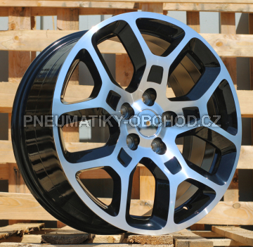 Alu kola Racing Line TL0460, 17x7 5x110 ET40, černá + leštění