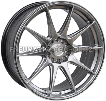 Alu kola Racing Line XF266, 18x8.75 10x114 ET20, Titanová metalíza