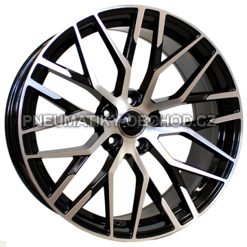 Alu kola Racing Line XFE30, 19x8.5 5x112 ET35, černá + leštění