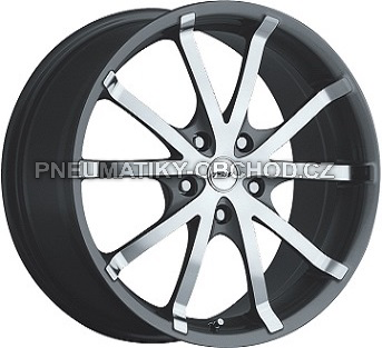 Alu kola TSW ROCKET 5, 19x8 5x114.3 ET40, černá lesklá + leštění