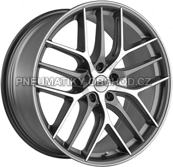 Alu kola BBS CCR, 19x8.5 5x112 ET30, šedivá + leštění