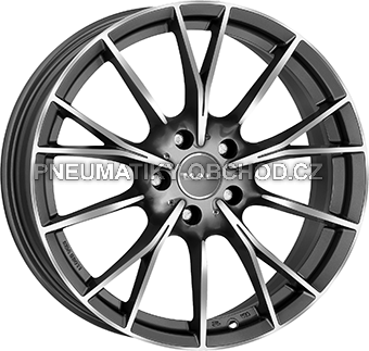 Alu kola MAK FABRIK, 19x8.5 5x112 ET25, šedivá + leštění (zátěžová)