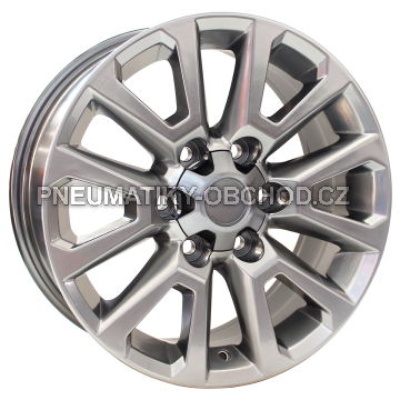 Alu kola Racing Line B1072, 17x7.5 6x139.7 ET25, Titanová metalíza