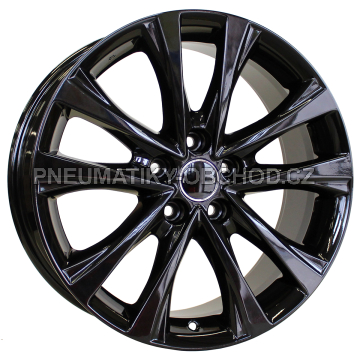 Alu kola Racing Line B1255, 18x7.5 5x114.3 ET45, černá lesklá