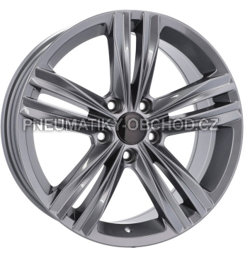 Alu kola Racing Line B5293, 17x7.5 5x112 ET40, šedivá matná