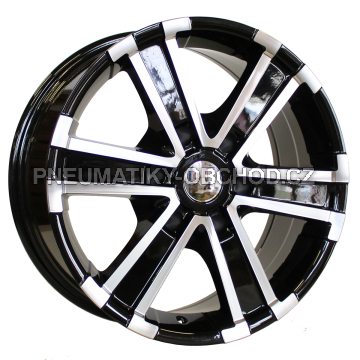 Alu kola Racing Line BY572, 17x7.5 6x139.7 ET40, černá + leštění