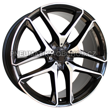 Alu kola Racing Line FE247, 21x11 5x112 ET49, černá + leštění