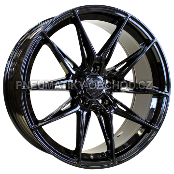 Alu kola Haxer HX036, 18x8 5x108 ET40, černá lesklá