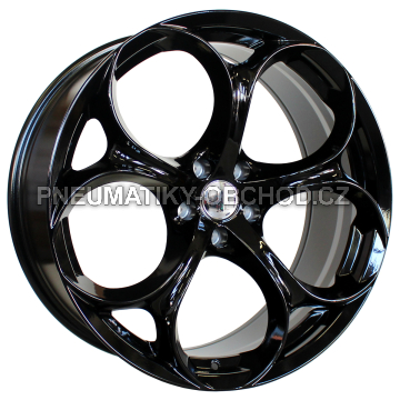 Alu kola Racing Line L1664, 19x9 5x110 ET34, černá lesklá